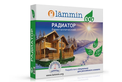 Биметаллический радиатор Lammin ECO BM 500-80, 1 секция