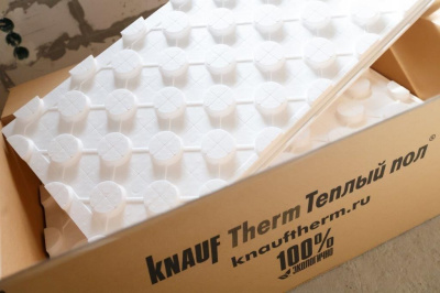 Пенополистирольные маты Knauf Therm теплый пол